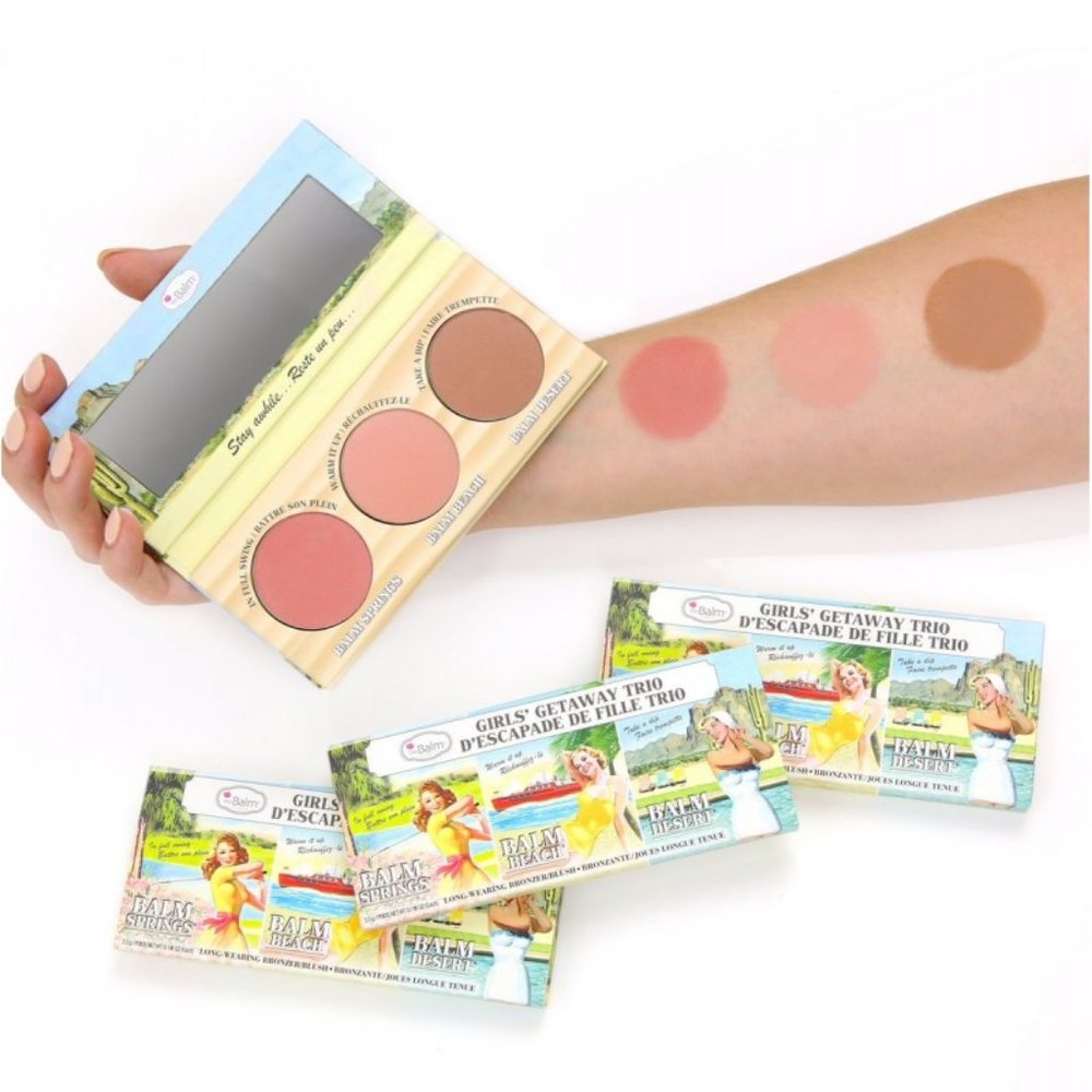 The Balm • Girls' Getaway Trio Long-Wearing Blush